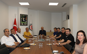 23 Nolu Plastik-Ambalaj-Kauçuk-PVC Pencere İmalatı Alım Satım Meslek Komitesi İl Milli Eğitim MESEM Koordinatörü, Mesleki ve Teknik Anadolu Lisesi İdarecilerini Odamızda ağırladı.