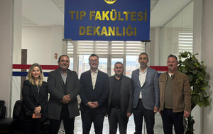 39 Nolu Özel Eğitim Kurumları Meslek Komitesi, Gaziantep Üniversitesi Tıp Fakültesi Dekan Yardımcı Doç. Dr. Mehmet Karadağ'ı Ziyaret Etti