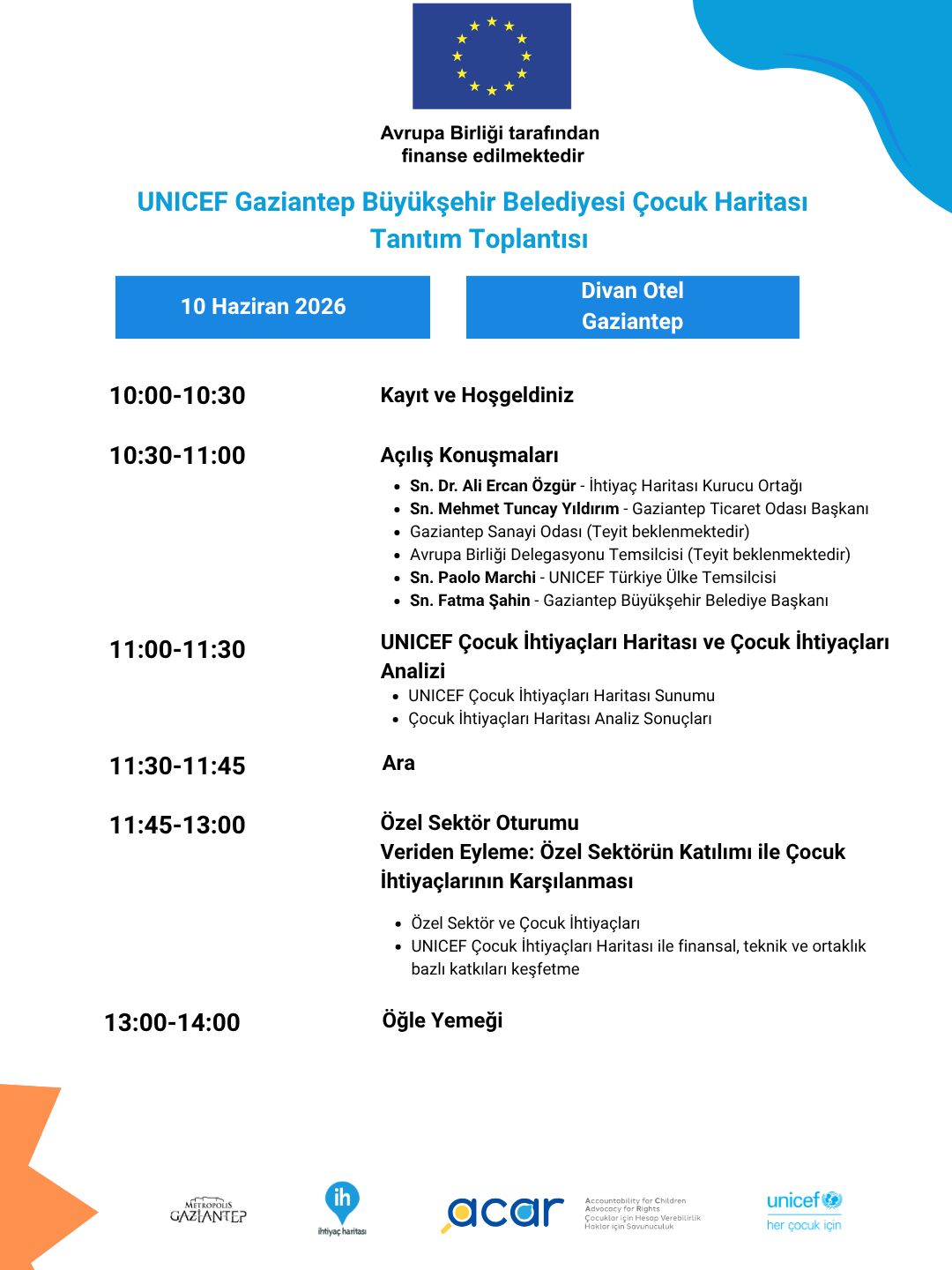 çocuk ihtiyaç haritası