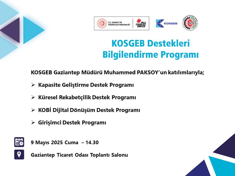 KOSGEB Toplantı Duyurusu (2)