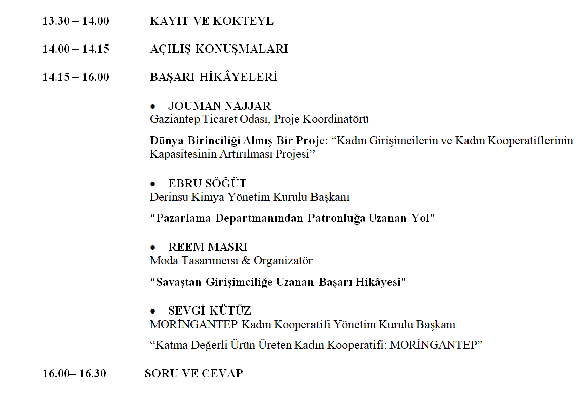 program kadın